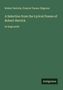 Text: Robert Herrick, Francis Turner Palgrave. A Selection from the Lyrical Poems of Robert Herrick, in large print. Unten rechts "Antigonos". Hintergrund: dunkelgrün.