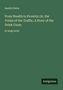 Text: Austin Potter, From Wealth to Poverty; Or, the Tricks of the Traffic, A Story of the Drink Curse, in large print. Unten rechts steht "Antigonos". Hintergrund: dunkelgrün.