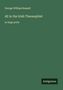 Titel: "AE in the Irish Theosophist" von George William Russell. Unten links steht "Antigonos". Der Hintergrund ist dunkelgrün., Buch