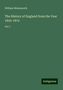 William Molesworth: The History of England from the Year 1830-1874, Buch