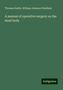 Thomas Smith: A manual of operative surgery on the dead body, Buch