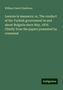 William Ewart Gladstone: Gladstone, W: Lessons in massacre; or, The conduct of the Tu, Buch