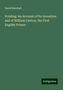 David Marshall: Printing: An Account of Its Invention and of William Caxton, the First English Printer, Buch