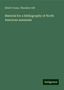 Elliott Coues: Material for a bibliography of North American mammals, Buch