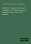 United States Department Of Agriculture: Statement of appropriations and expenditures of the Department of Agriculture, from 1839 to 1877 inclusive, Buch