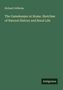 Grüner Hintergrund mit Texten: "Richard Jefferies", "The Gamekeeper at Home. Sketches of Natural History and Rural Life", "Antigonos"., Buch