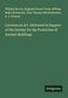 Titel: Lectures on Art. Autoren: William Morris und andere. Unten rechts: Logo "Antigonos". Hintergrundfarbe: Dunkelgrün., Buch