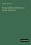 William Bell Scott: Poems, Ballads and Studies from Nature, Sonnets, etc, Buch