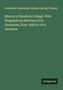 Grüner Hintergrund, Titel: "History of Bowdoin College", Autoren: Nehemiah Cleaveland, Alpheus Spring Packard. Unten: "Antigonos".