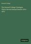 "Howard College Catalogue, Thirty-Second Annual Session 1874 - 1875" auf grünem Hintergrund, unten rechts "Antigonos".