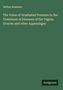 Der Titel lautet: "The Value of Graduated Pressure in the Treatment of Diseases" von Nathan Bozeman. Unten steht "Antigonos". Grüner Hintergrund.