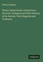 Text: "William Allingham. Fistula, Hemorrhoids, Painful Ulcer, Stricture, Prolapsus and Other Diseases of the Rectum."  
Grüner Hintergrund.