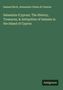 Buchtitel: "Salaminia (Cyprus). The History, Treasures, & Antiquities of Salamis in the Island of Cyprus". Autoren: Samuel Birch, Alessandro Palma di Cesnola. Dunkelgrüner Hintergrund.
