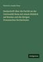 Oben steht "Heinrich Joseph Floss". Der Titel lautet: "Denkschrift über die Parität an der Universität Bonn...". Unten "Antigonos"., Buch