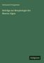Titel: "Beiträge zur Morphologie der Meeres-Algen" von Nathanael Pringsheim. Unten steht "Antigonos" auf dunkelgrün.