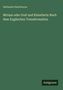 Nathaniel Hawthorne: Miriam oder Graf und Künstlerin Nach dem Englischen Transformation, Buch