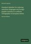 Titel: Standard Alphabet für nicht-geschriebene Sprachen, Second edition. Autor: Richard Lepsius. Grün mit weißem Text.