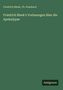 Friedrich Bleek: Friedrich Bleek's Vorlesungen über die Apokalypse, Buch