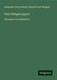 Alexander Henry Rhind: Rhind, A: Zwie bilingue papyri, Buch