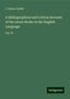 J. Payne Collier: Collier, J: Bibliographical and critical Account of the rare, Buch