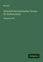 Anonym: Anonym: Zeitschrift des historischen Vereins für Niedersachs, Buch