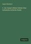 August Rheinhard: C. Jul. Caesar's Rhein-brücke: Eine technische-kritische Studie, Buch