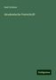 Emil Schürer: Akademische Festschrift, Buch