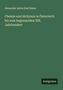 Alexander Anton Emil Bauer: Chemie und Alchymie in Österreich bis zum beginnenden XIX. Jahrhundert, Buch