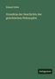 Eduard Zeller: Grundriss der Geschichte der griechischen Philosophie, Buch
