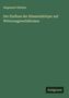 Siegmund Günther: Der Einfluss der Himmelskörper auf Witterungsverhältnisse, Buch