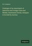 Titel: "Catalogue of an Assortment of American and Foreign Coins..." Autor: H.G. Sampson. Name unten: Antigonos. Grüner Hintergrund., Buch