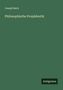 Joseph Beck: Philosophische Propädeutik, Buch