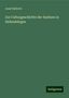 Josef Haltrich: Zur Culturgeschichte der Sachsen in Siebenbürgen, Buch