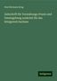 Paul Hermann Krug: Krug, P: Zeitschrift für Verwaltungs-Praxis und Gesetzgebung, Buch