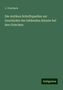 J. Overbeck: Die Antiken Schriftquellen zur Geschichte der bildenden Künste bei den Griechen, Buch