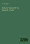 Franz Bopp: Kritische Grammatik der Sanskrit-Sprache, Buch