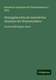 Kaiserliche Akademie der Wissenschaften in Wien: Kaiserliche Akademie der Wissenschaften in Wien: Sitzungsber, Buch