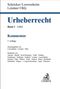 „Urheberrecht, Band 1 UrhG, Kommentar, 7. Auflage.“ Liste von Herausgebern und Bearbeitern. Ein schlichtes, formales Cover., Buch