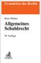 Hans Brox: Allgemeines Schuldrecht, Buch