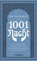 „Die Weisheit von 1001 Nacht“, Zitat über Kalifen, Ornamentmuster in Blau, Verlag C.H. Beck., Buch