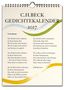 C.H.BECK GEDICHTEKALENDER 2027. Gedicht "Ermutigung" von Wolf Biermann mit dekorativen Farbakzenten.