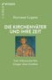 „Die Kirchenväter und ihre Zeit“ von Hartmut Leppin, Logo: C.H. Beck Wissen. Mosaik eines Mannes in religiöser Kleidung., Buch