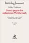 Text: "Gesetz gegen den unlauteren Wettbewerb". Darunter Auflage 45, 2027. Oben "Köhler/Feddersen". Unten "C.H.BECK"-Logo.