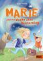 Elke Michel - MARIE und die Woche ohne Donnerstag. Illustration mit zwei Kindern, Rucksack, Pony. Beltz & Gelberg Logo., Buch