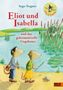 Titel: "Eliot und Isabella und das geheimnisvolle Ungeheuer". Zwei Ratten schauen auf einen Teich, wo ein Wesen lauert., Buch