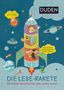"DIE LESE-RAKETE: 50 lustige Geschichten zum Lesenüben. Illustration von Kindern und Tiere in einer Rakete im Weltall.", Buch