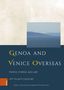 Titel: Genoa and Venice Overseas. Darunter Meer mit Bergen im Hintergrund, schlichtes Design., Buch