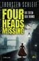 Titel: FOUR HEADS MISSING. Jack the Ripper ist zurück. True Crime Thriller. Silhouette einer Frau bei Nebel am Fluss., Buch