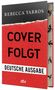 "Rebecca Yarros", "COVER FOLGT", "DEUTSCHE AUSGABE", "dtv". Rotes und schwarzes Design mit stilisierten Drachen an den Seiten., Buch