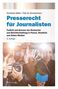Dorothee Bölke: Presserecht für Journalisten, Buch